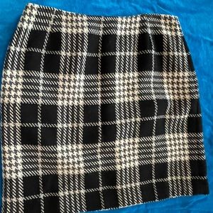 Wool mini skirt